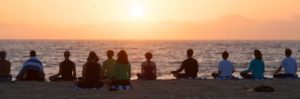 beach meditation